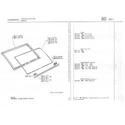 joint de vitre arrière
