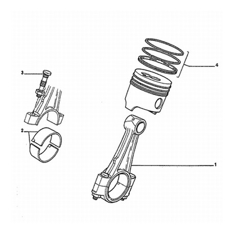 jeu de 3 segments Ø72mm TU1M