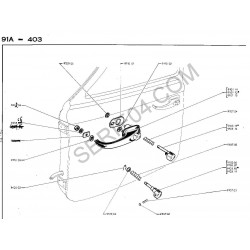 front or rear door handle