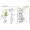 jeu de 4 Pistons équipés