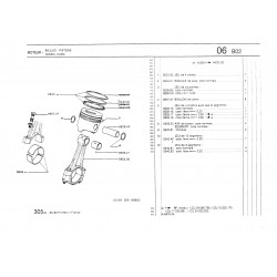 piston XUD9-XUD9A