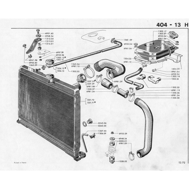 Tuyau Reliant Le Radiateur De Voiture Au Moteur, à L'arrière-plan