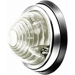 position light, clear Ø70mm chrome circle