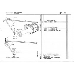 rear axle triangle shaft