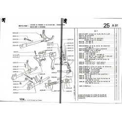 reverse gear shaft 4-speed gearbox