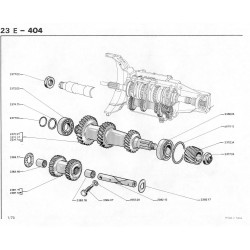 C3 gearbox intermediate shaft