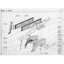 achterspatbord strip