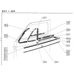 rear door strip, under molding