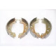 set of 4 rear brake shoes