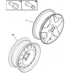 vis fixation roue