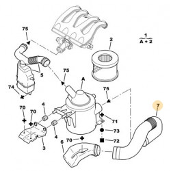 raccord d'air DW8