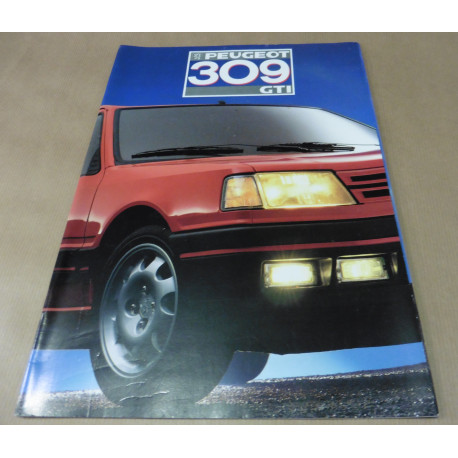 catalogue de présentation 309 GTi