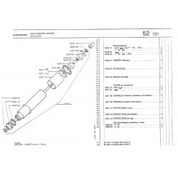 pair of rear shock absorbers