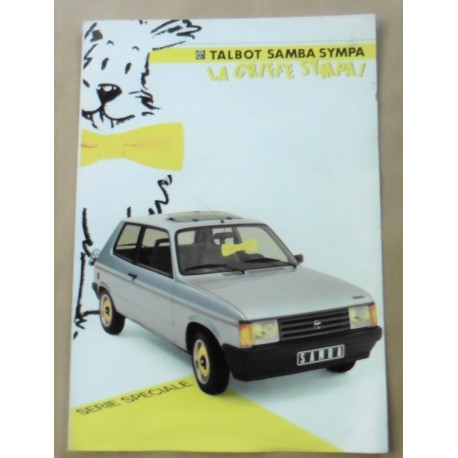 catalogue de présentation Samba Sympa 1983