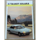 catalogue de présentation Solara 1986