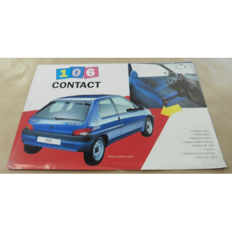 catalogue de présentation 106 Contact 1994