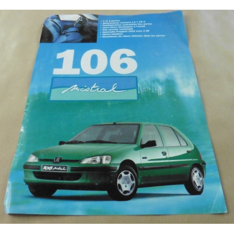 catalogue de présentation 106 Mistral 1997
