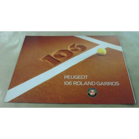 catalogue de présentation 106 Roland-Garros1994