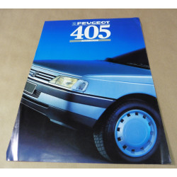 catalogue de présentation 405 GR Automatique 1988