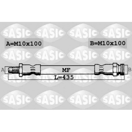 Front brake hose