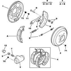 Cylindre de roue arrière 20.6mm