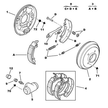 Cylindre de roue arrière 20.6mm