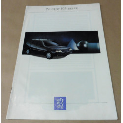 catalogue de présentation 405 Break 1993