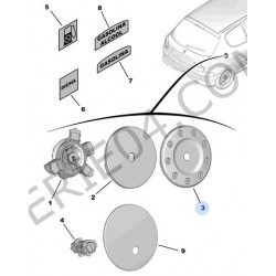 couvercle de trappe à carburant