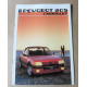 catalogue de présentation 205 Cabriolet 1986