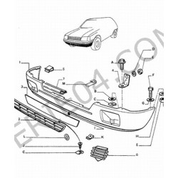 écran de grille de déflecteur