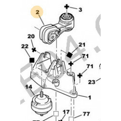 support moteur DW10TD-DW12TD