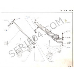 rear axle triangle arm