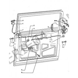 serrure de porte latérale