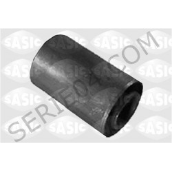 Leaf spring and leaf spring support silentblock