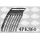 courroie 4K860