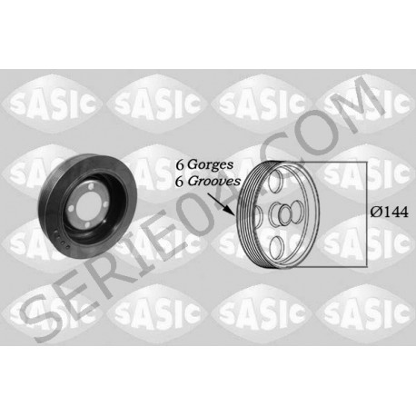 poulie vilebrequin V6 ES9A-ES9J4-ES9J4S