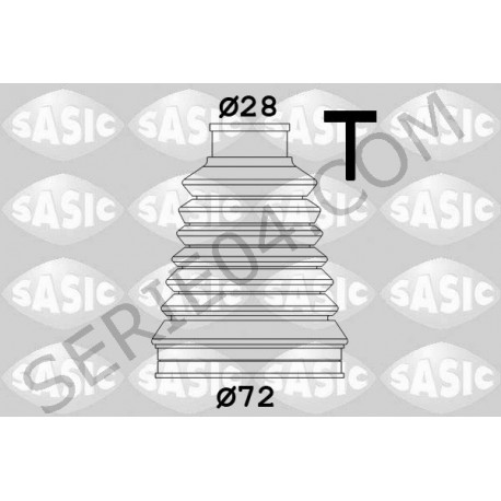 Kit cuffia giunto omocinetico, lato ruota