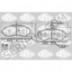 Set of 4 front brake pads
