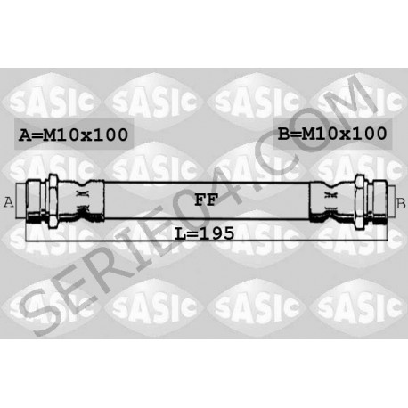 flexible de frein arrière L195