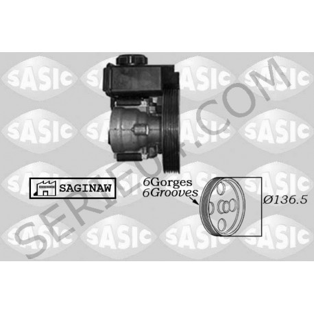 power steering pump, exchange-standard