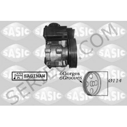 power steering pump, non-variable, exchange-standard