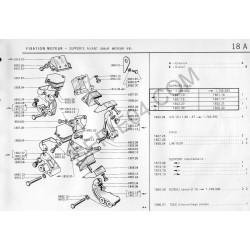 voorste rechter aluminium motorsteun