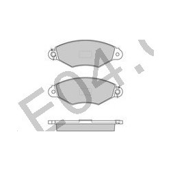 Front brake pad set