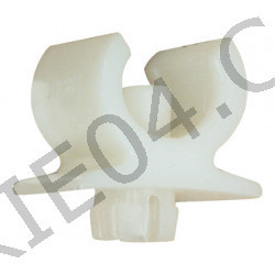 Plastic clip holding crank spare wheel