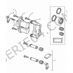 Girling caliper guide pin set