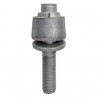 set of 4 wheel nuts, burglar