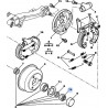 bouchon de moyeu arrière