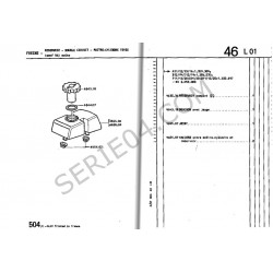 Serbatoio del liquido freni, tandem