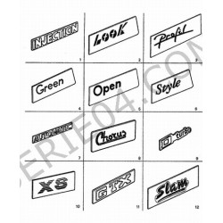 autocollant "LOOK"