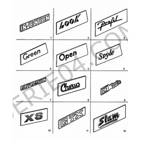 autocollant "LOOK"